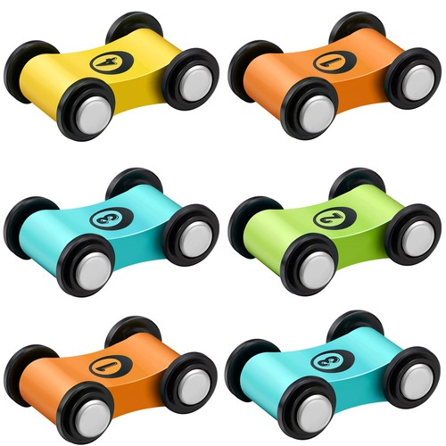 Pieces wooden mini car - 6,