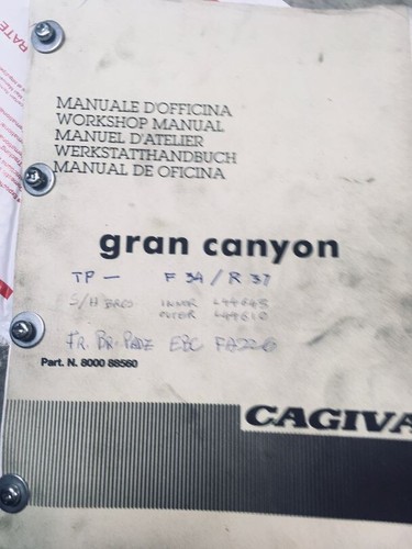 Cagiva gran canyon factory - gran,