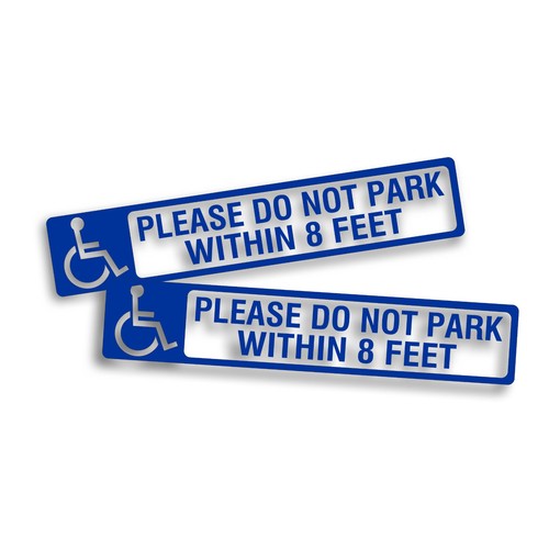Decal vinyl sticker handicap - decal,