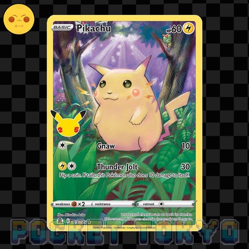 Pikachu 005 025 - pokémon, tcg