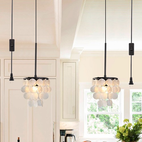 2pack shell chandelier - shell,
