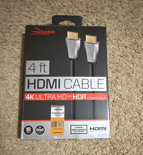 Rocketfish 4ft hdmi cable - rocketfish,