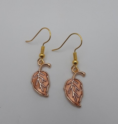 Pretty leaf dangle drop - pretty,
