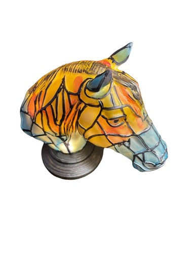 Horse stained resin night - stained,