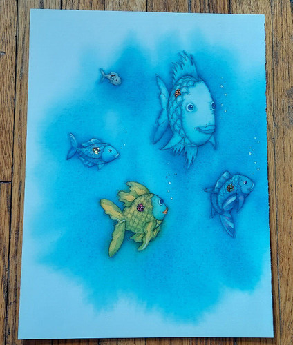 Tropical fish art aquarium - tropical,