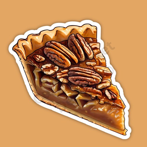 Slice pecan pie - slice,