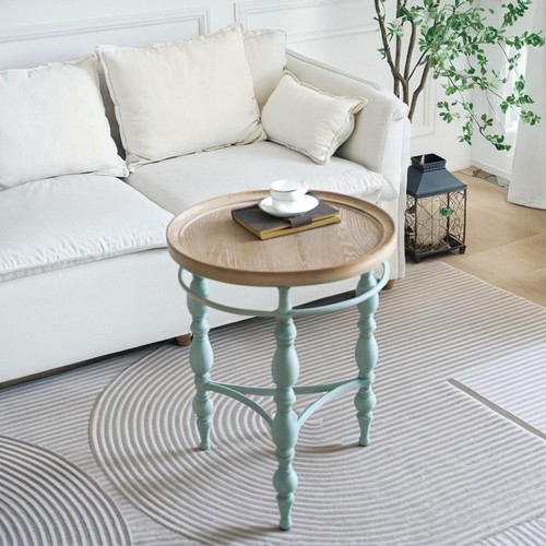 Rustic farmhouse round end - round,