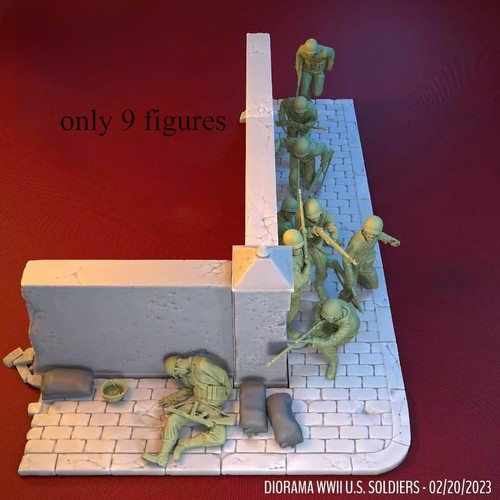 Scale diorama wwii us - diorama,