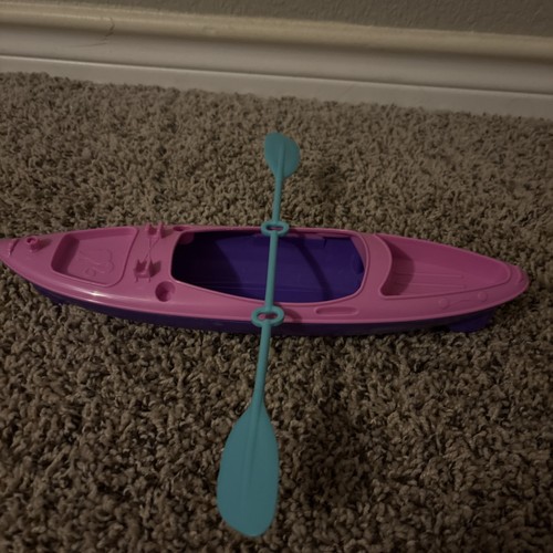 Barbie family canoe camping - barbie,