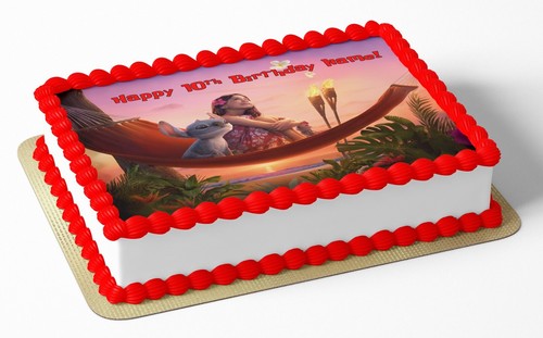 Edible lilo stitch - lilo, cake