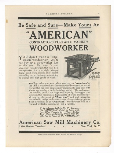 1917 american saw mill - american,
