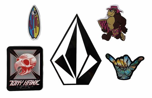 Surfing sticker set vintage - surfing,