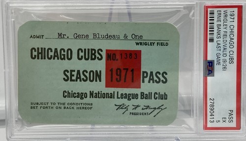 1971 chicago cubs season psa - 1971,