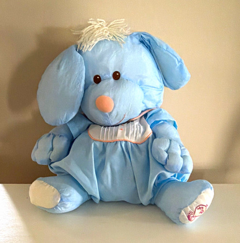 Blue dog plush puffalump - blue,