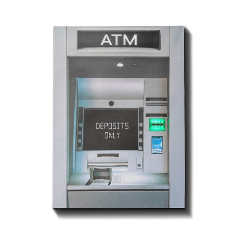 Atm machine deposits only - machine,