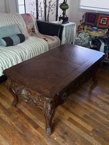 Hekman vintage carved wood - hekman,