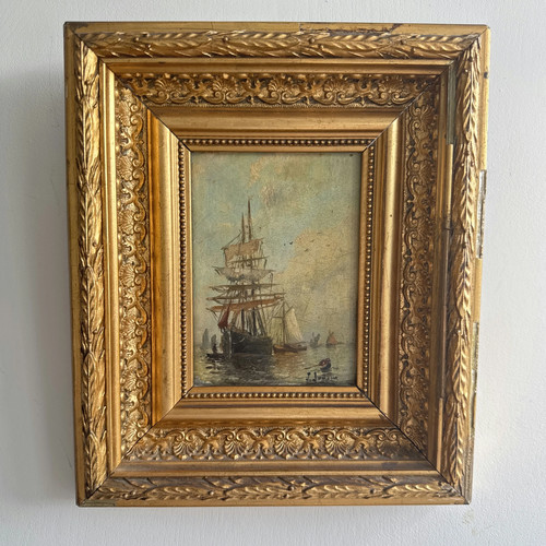 19th century antique seascape - 19th,