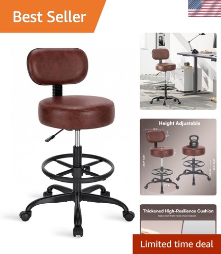 Drafting chair with backrest - chair,