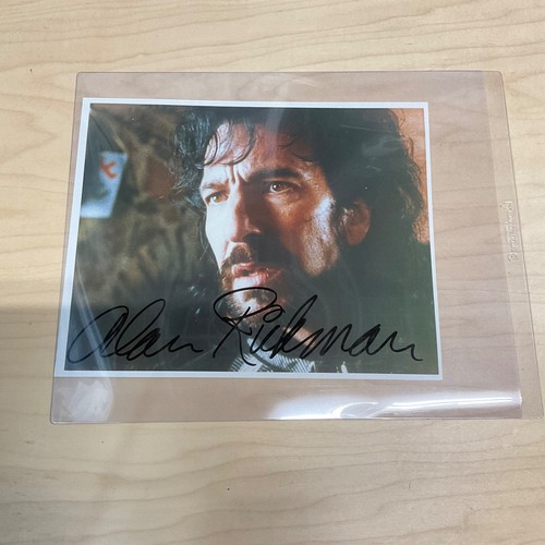 Alan rickman autographed - alan, robin