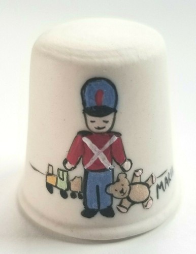 Vintage toy soldier - train, bear
