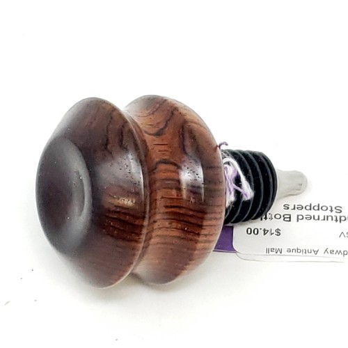 Wood turned handcrafted - wood, wine