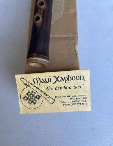 Xaphoon maui bamboo saxophone - maui,