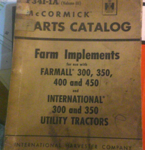 Mccormick parts catalog - parts,