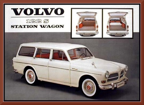 1963 volvo 122 station - s,