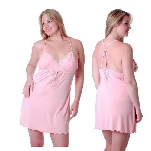 Plus size lingerie chemise - size,