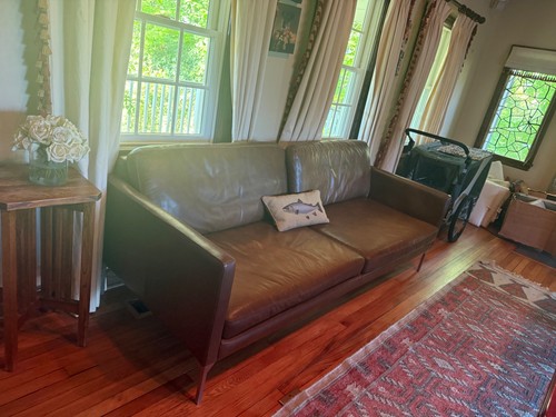 West elm leather - west,