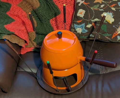Mcm fondue set stand - mcm,
