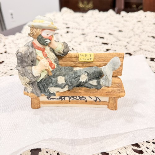 Emmett kelly clown figurine - jr,