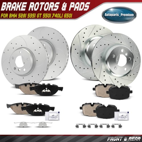 Front rear drilled brake - front,