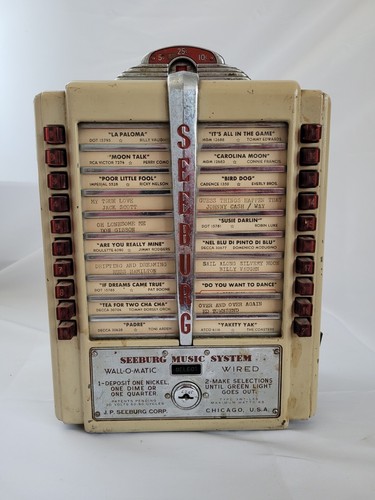 Vintage seeburg music system - music,