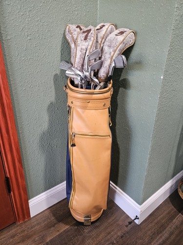 Vintage golf set with bag - set, and