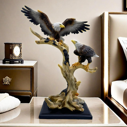 Inch eagle statue - statue, resin