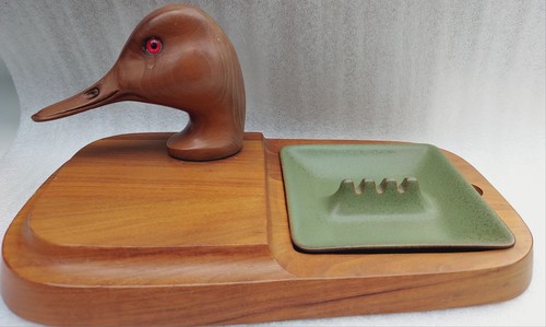 Vintage wood valet duck - vintage,