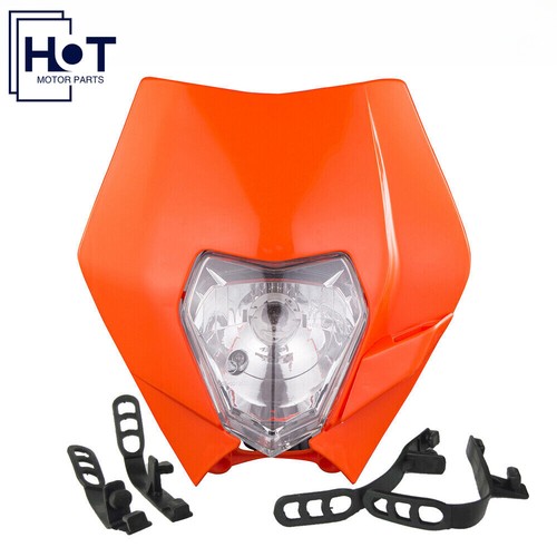 Orange motocross headlight for - motocross,