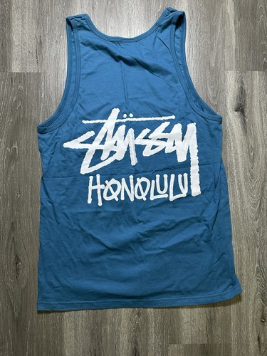 Stussy honolulu blue medium - honolulu,