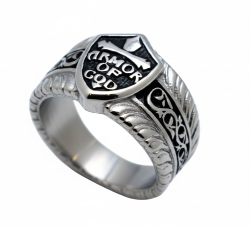 Men armor god ring - men’s,