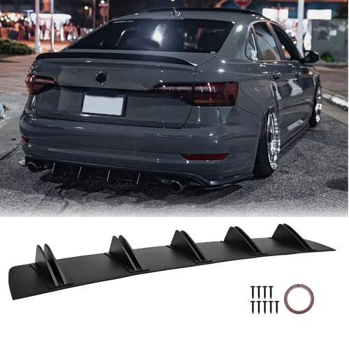 Black lower rear diffuser - lower,