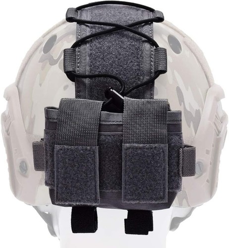 Tactical molle helmet - helmet, pouches