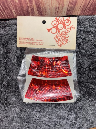 Vtg twirling baton red - red, holo