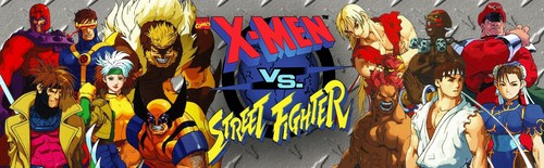 Men street fighter arcade - x-men,