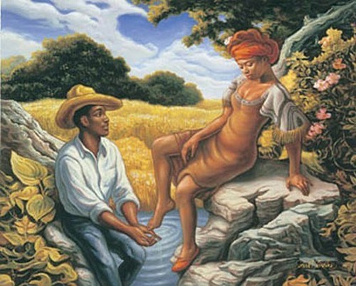 African american art print - print,