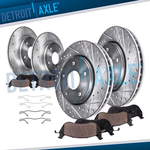 8pc front rear drilled - 8pc,