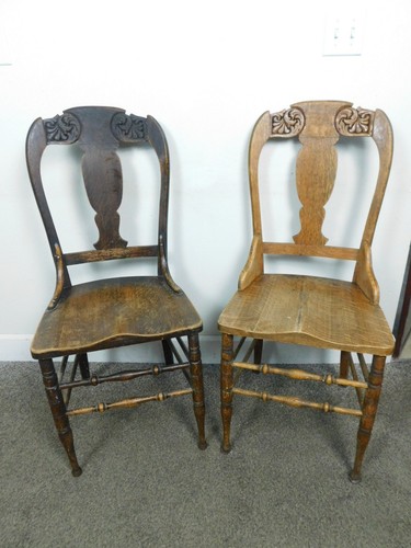 1890s pair antique carved - antique,