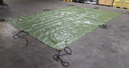 Green tarp - 12’, 17’