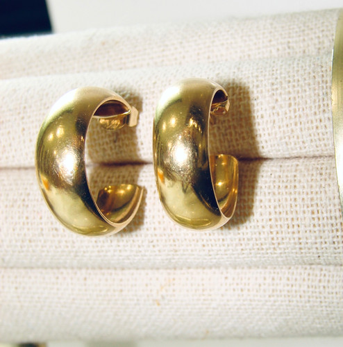Estate 14k yellow gold wide - 14k,