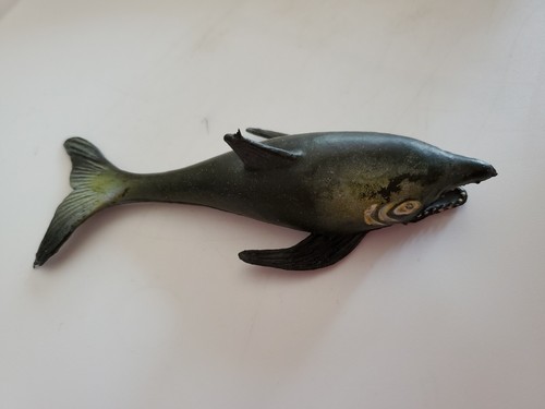 Vintage rubber dolphin 1970s - vintage,